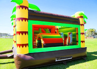 Trò chơi ngoài trời dành cho người lớn và trẻ em Cho thuê lâu đài bơm hơi khủng long PVC 0,55mm