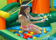 Trung tâm vui chơi nhiệt đới Jump Castle / Trượt nước bơm hơi cho trẻ em vào mùa hè