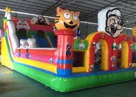 Kids Inflatable Bounce House Ngôi nhà vui nhộn với Bạt PVC Silde