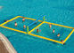 PVC Water Park Airtight Inflatable Volleyball Court Floating For Kids Adults